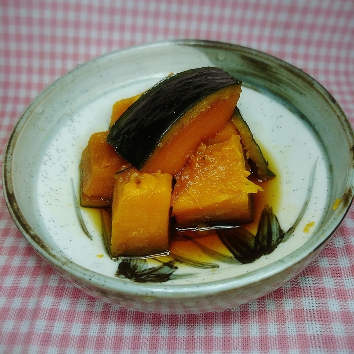 めんつゆとみりんだけで♪かぼちゃの煮物